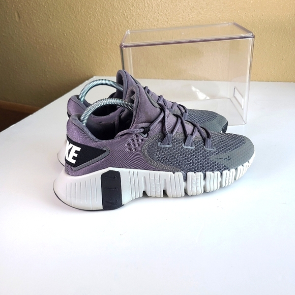 Nike Free Metcon 4 'Iron Grey' Black White Grey Fog CT3886-011 Men's Size 8 - Picture 7 of 10